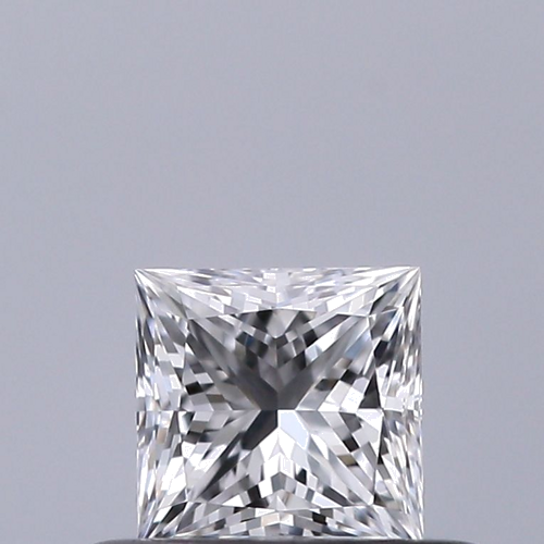 0.37 carat D-VVS1 Natūralus Princess Deimantas (1)