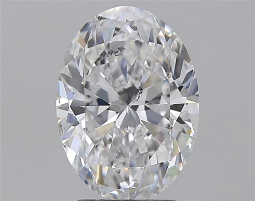 2.5 carat D-SI1 Natūralus Oval Deimantas (1)