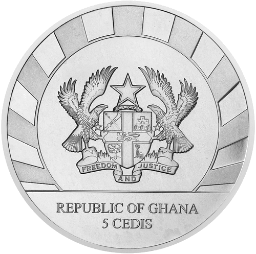 1 oz Ice Age Beasts Sabre-toothed Tiger 2020 Ghana Silver Coin (2)