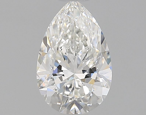 0.6 carat G-VVS1 Natūralus Pear Deimantas (1)