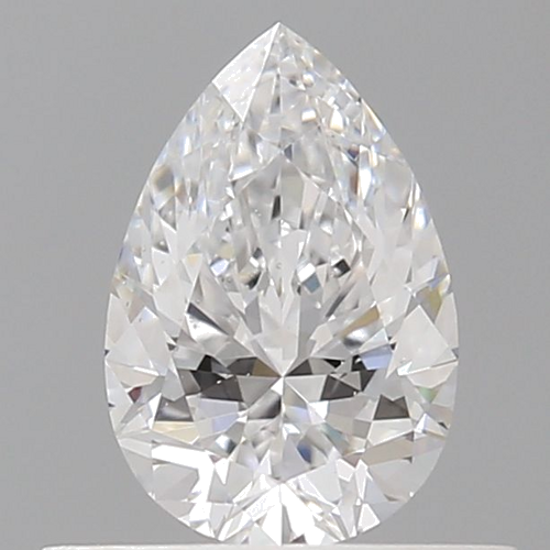 0.5 carat D-VS2 Natūralus Pear Deimantas (1)