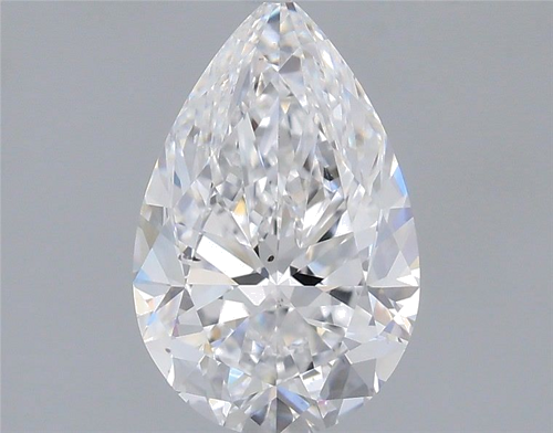 1.3 carat D-VS2 Natūralus Pear Deimantas (1)