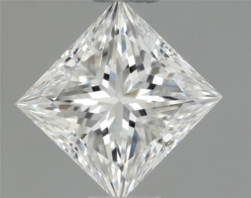0.46 carat E-VS2 Natūralus Princess Deimantas (1)
