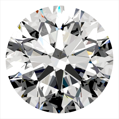0.5 carat H-VS1 Excellent cut Natūralus Round Deimantas (1)