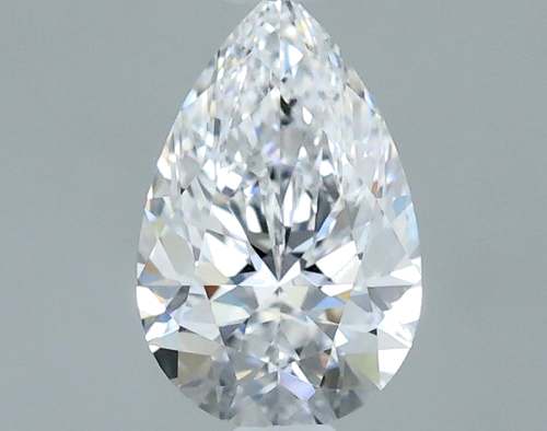 0.7 carat D-VVS2 Natūralus Pear Deimantas (1)