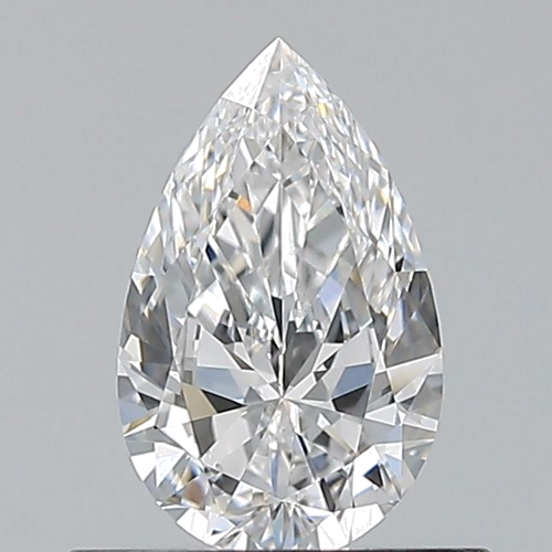 0.5 carat E-VVS2 Natūralus Pear Deimantas (1)