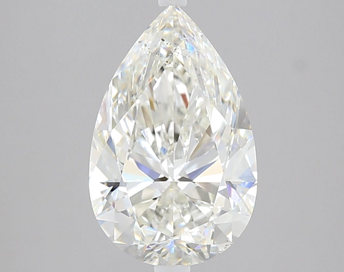 3.5 carat I-SI1 Natūralus Pear Deimantas (1)