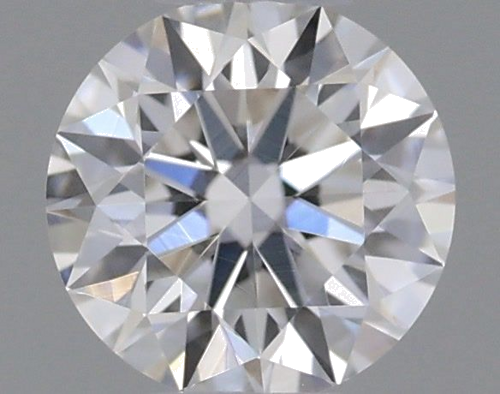0.19 carat F-VVS2 Excellent cut Natūralus Round Deimantas (1)