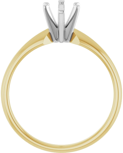 Sužadėtuvių Žiedas „Solitaire“ 585 Baltojo Ir Geltonojo Aukso Marquise 9.5mm x 5mm (2)