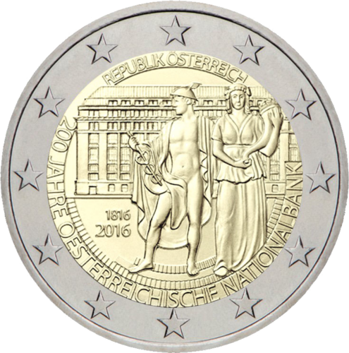 2016 Austrija Nacionalinis bankas 2 eurų moneta (1)