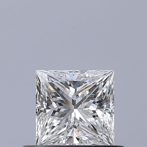 0.5 carat E-SI1 Natūralus Princess Deimantas (1)