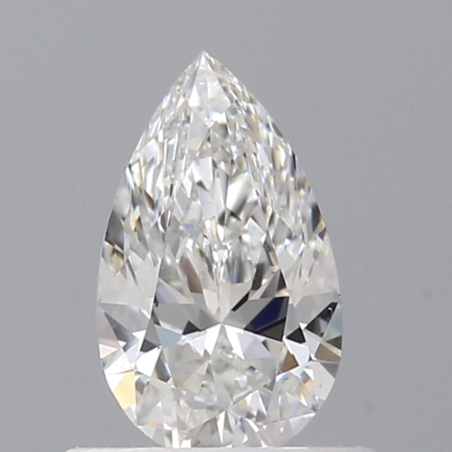 0.5 carat G-VS2 Natūralus Pear Deimantas (1)