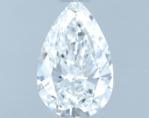 0.5 carat E-VS1 Natūralus Pear Deimantas (1)