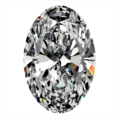 0.3 carat F-VS1 Natūralus Oval Deimantas (1)