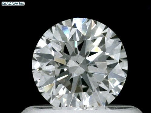 0.61 carat G-SI1 Very Good cut Natūralus Round Deimantas (1)