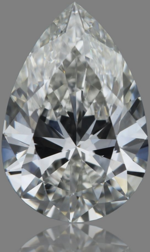 0.59 carat H-VS2 Natūralus Pear Deimantas (1)