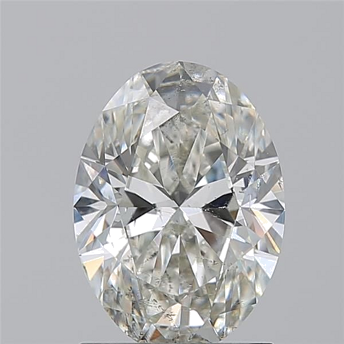 1.5 carat I-SI2 Natūralus Oval Deimantas (1)