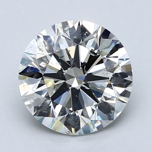 2.01 carat H-SI2 Excellent cut Natūralus Round Deimantas (1)