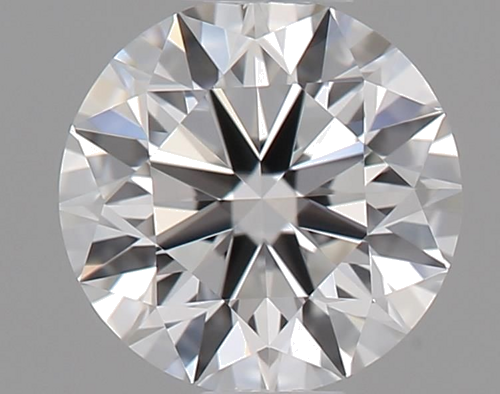 0.43 carat F-VVS1 Excellent cut Natūralus Round Deimantas (1)
