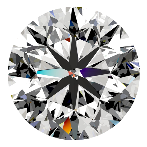 0.3 carat D-VS2 Very Good cut Natūralus Round Deimantas (1)