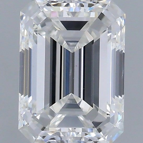 0.6 carat F-SI1 Natūralus Emerald Deimantas (1)