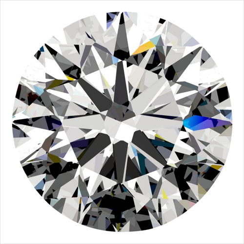 0.3 carat E-VVS1 Excellent cut Natūralus Round Deimantas (1)
