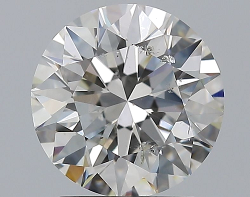2.2 carat H-SI2 Excellent cut Natūralus Round Deimantas (1)