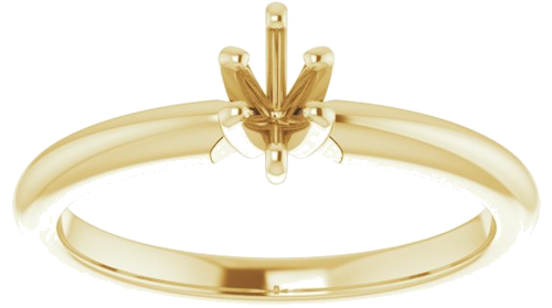 Sužadėtuvių Žiedas „Solitaire“ 10k yellow gold Marquise 5mm x 3mm (3)