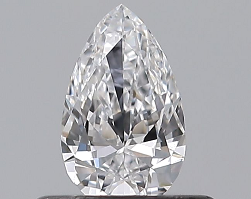 0.32 carat D-VS1 Natūralus Pear Deimantas (1)