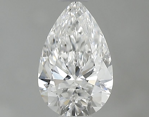 0.5 carat E-SI1 Natūralus Pear Deimantas (1)