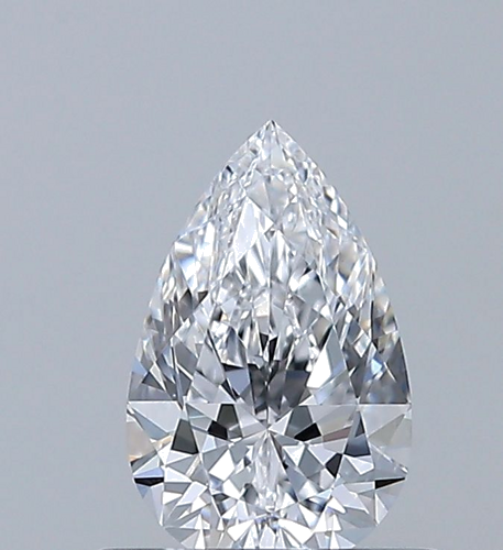 0.51 carat D-VS1 Natūralus Pear Deimantas (1)
