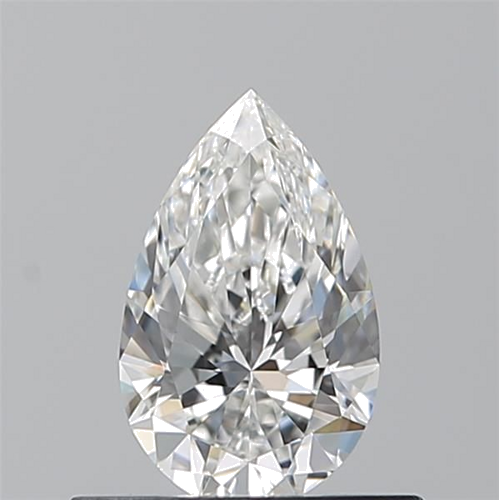 0.51 carat F-VVS1 Natūralus Pear Deimantas (1)