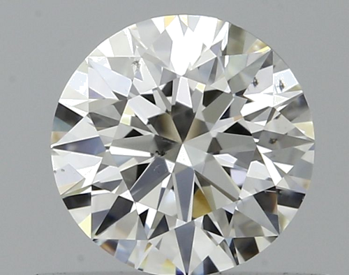 0.5 carat F-SI1 Excellent cut Natūralus Round Deimantas (1)