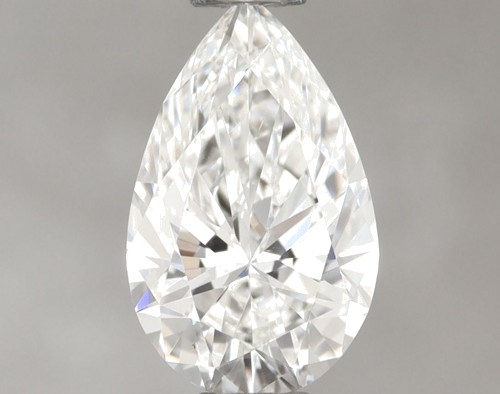 0.6 carat G-SI1 Natūralus Pear Deimantas (1)