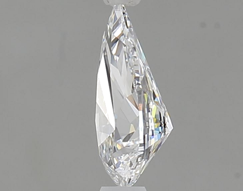 0.7 carat D-SI1 Natūralus Pear Deimantas (1)