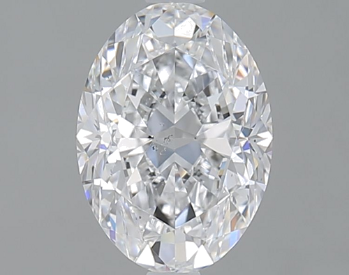 1.5 carat D-SI1 Natūralus Oval Deimantas (1)