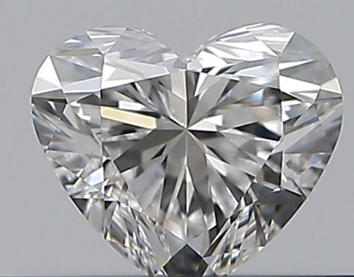 0.31 carat F-VVS2 Natūralus Heart Deimantas (1)