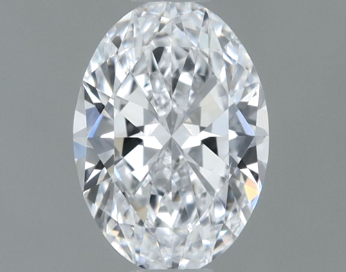 0.5 carat D-VS2 Natūralus Oval Deimantas (1)