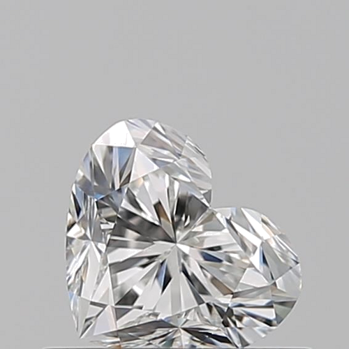 0.5 carat H-VVS2 Natūralus Heart Deimantas (1)