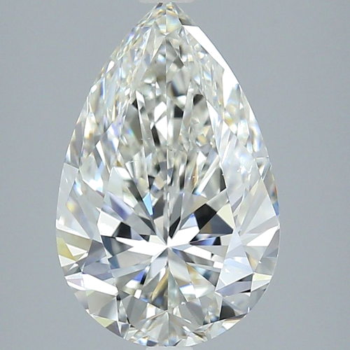 4.3 carat H-VS1 Natūralus Pear Deimantas (1)