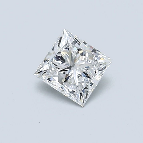 0.51 carat D-VS2 Natūralus Princess Deimantas (1)