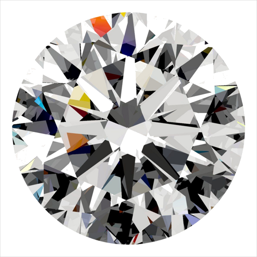 0.3 carat G-SI1 Very Good cut Natūralus Round Deimantas (1)