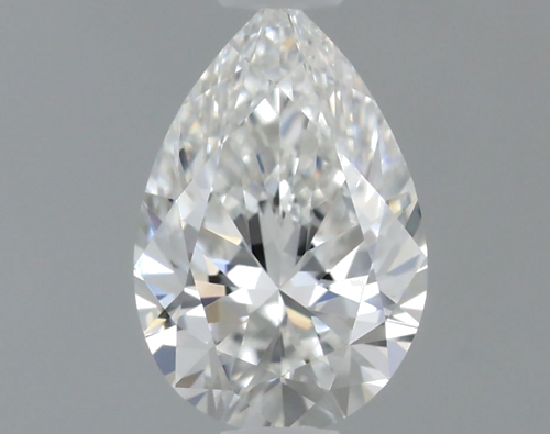 0.3 carat F-VVS1 Natūralus Pear Deimantas (1)