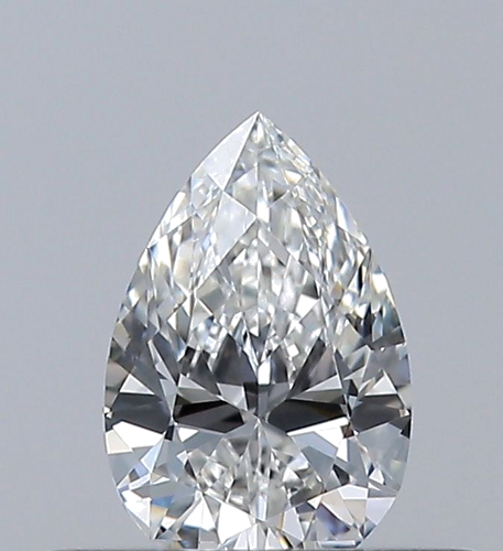 0.3 carat G-VVS2 Natūralus Pear Deimantas (1)