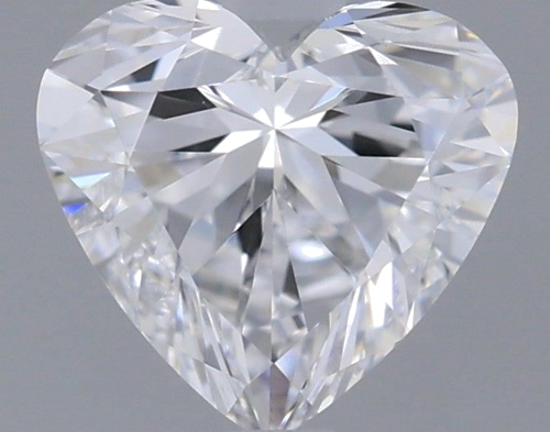 0.5 carat D-VS2 Natūralus Heart Deimantas (1)