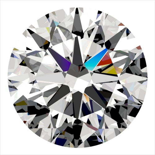 0.3 carat H-VS2 Very Good cut Natūralus Round Deimantas (1)