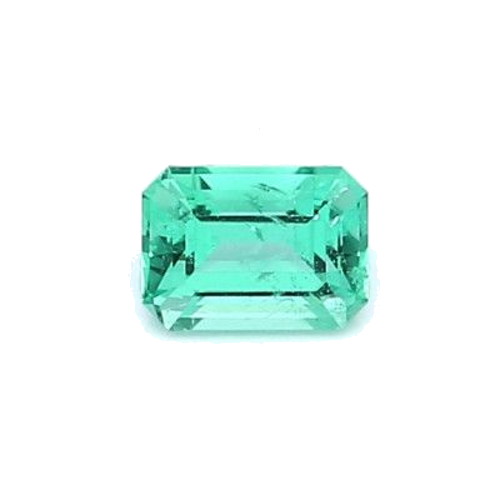 0.36 carat GREEN STEP cut Octagonal Smaragdas (1)