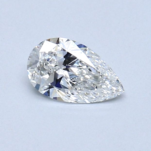 0.35 carat G-VS2 Natūralus Pear Deimantas (1)