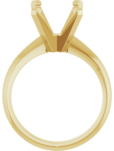 Sužadėtuvių Žiedas „Heavyweight Solitaire“ 14k yellow gold Emerald 10mm x 8mm (2)