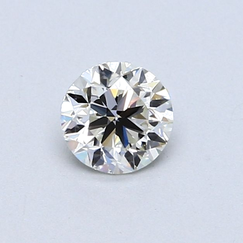 0.49 carat I-VVS2 GD cut Natūralus Round Deimantas (1)